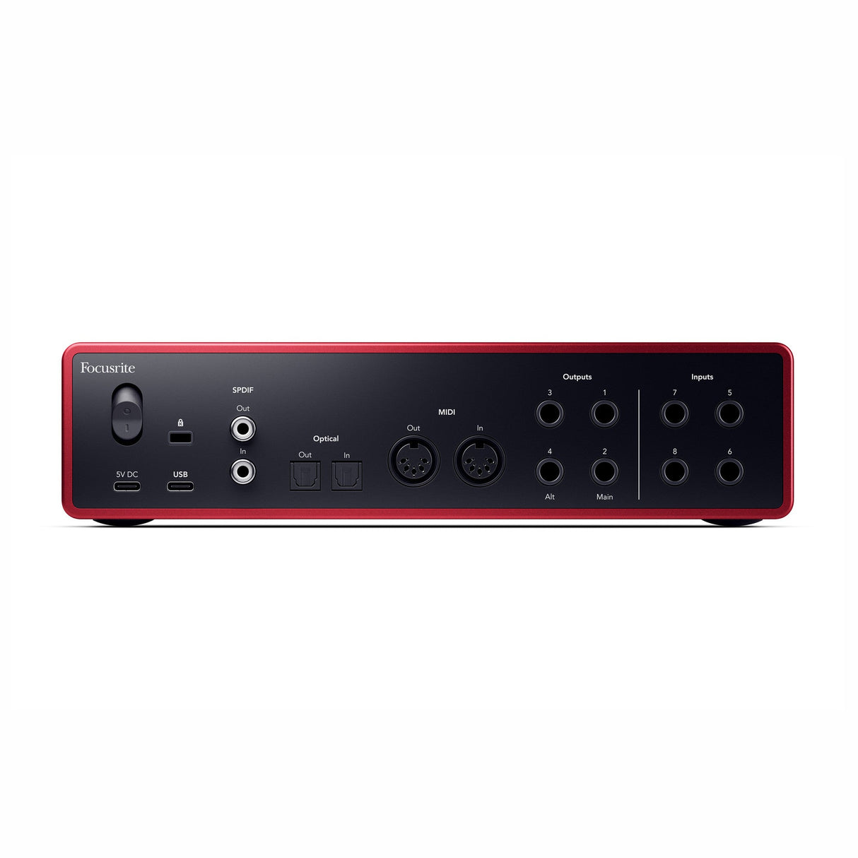 Focusrite Scarlett 18i16 4th Gen vista posterior