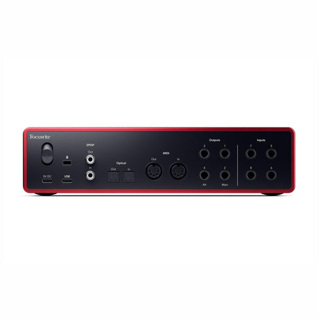 Focusrite Scarlett 18i16 4th Gen vista posterior