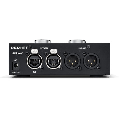 Focusrite RedNet AM2 vista posterior