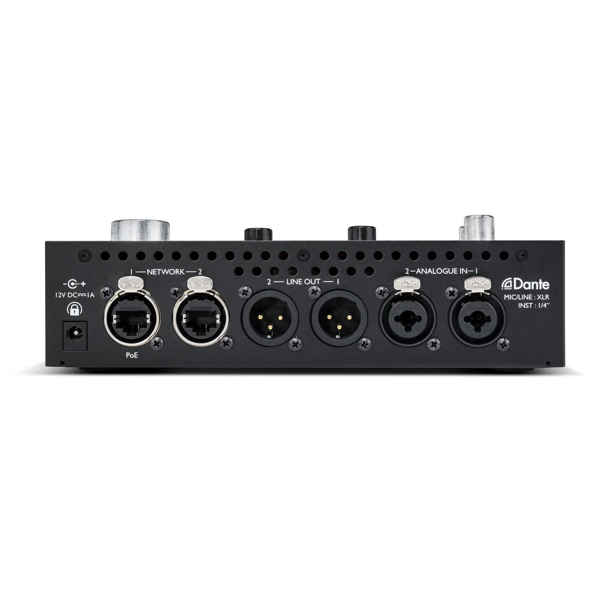 Focusrite RedNet X2P vista posterior