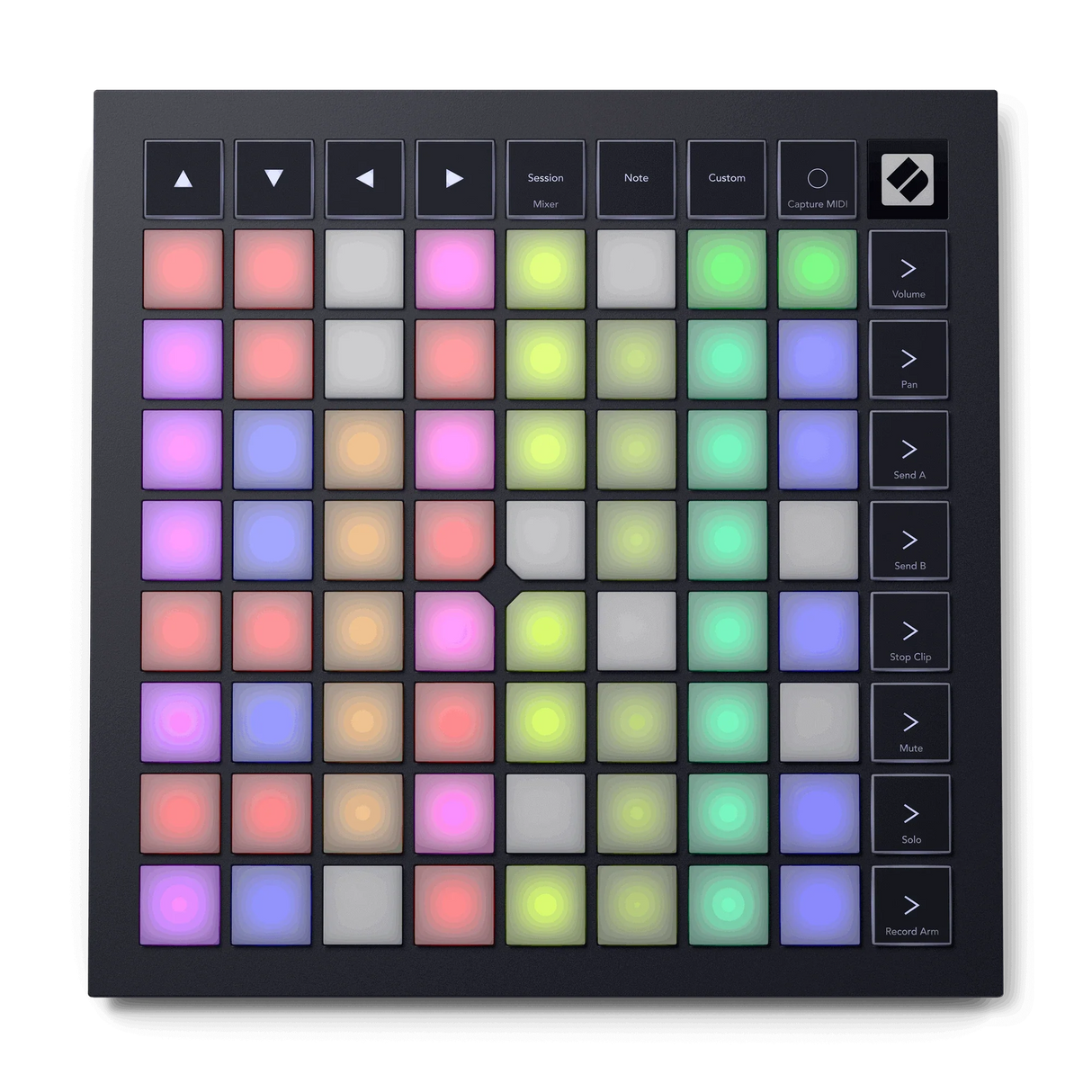 Controlador MIDI Novation Launchpad X vista superior