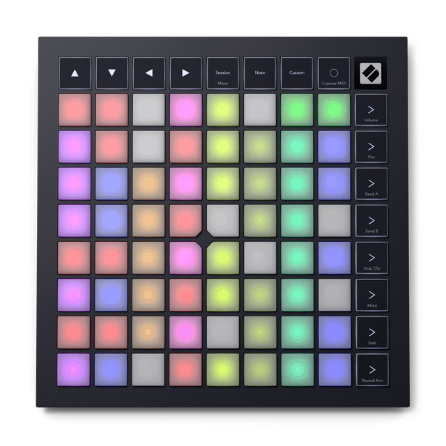 Controlador MIDI Novation Launchpad X vista superior