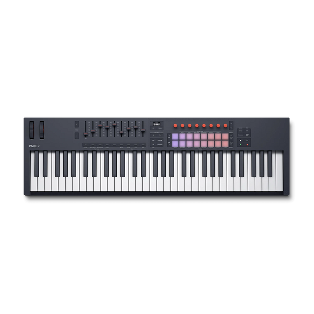 Controlador MIDI Novation FLkey 61 MK2 vista superior