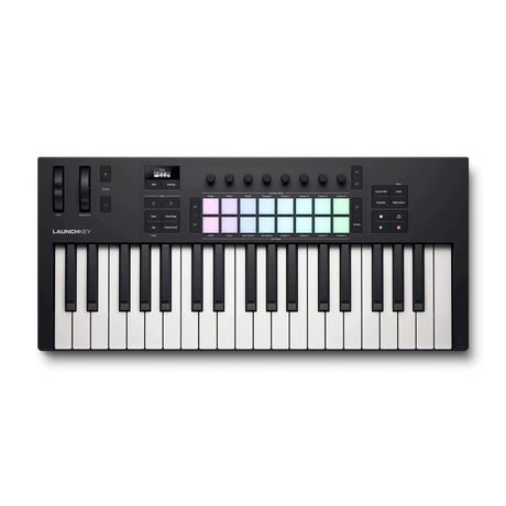 Controlador MIDI Novation Launchkey 37 MK4 vista superior