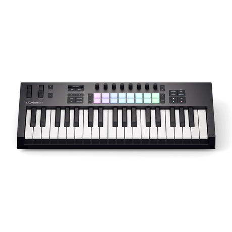 Novation Launchkey 37 MK4 vista frontal elevada
