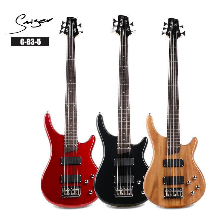 Bajo Smiger de cinco cuerdas en colores disponibles