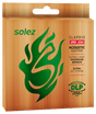 Encordado Solez SLAPB10 para guitarra acústica, Phosphor Bronze 92/8 calibre .010–.050, empaque oficial