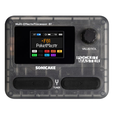 Sonicake Pocket Master QME-10TBK negro translúcido, imagen oficial sobre fondo blanco