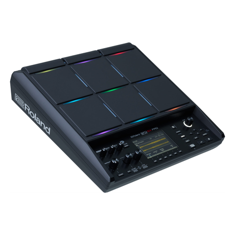 Pad de muestreo Roland SPD-SX PRO, vista frontal de tres cuartos