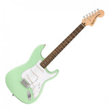 Guitarra Squier FSR Affinity Stratocaster Surf Green con golpeador White Pearloid 0378000557, vista frontal