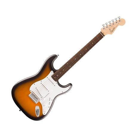 Guitarra Eléctrica Fender Squier Debut Stratocaster Sunburst 0379600503, portada diagonal