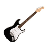 Guitarra Eléctrica Fender Squier Debut Stratocaster BLK 0379600506 Negra, portada diagonal