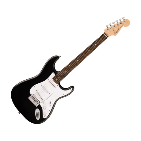 Guitarra Eléctrica Fender Squier Debut Stratocaster BLK 0379600506 Negra, portada diagonal