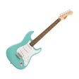 Guitarra Eléctrica Fender Squier Bullet Stratocaster Azul Aguamarina, portada diagonal