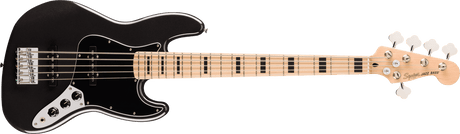 Bajo Squier Affinity Series Active Jazz Bass V Black Metallic, vista frontal