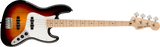 Bajo Squier Affinity Series Jazz Bass 3-Color Sunburst, vista frontal