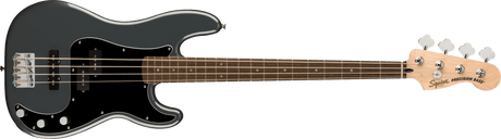 Bajo Squier Affinity Series Precision Bass PJ Charcoal Frost Metallic, vista frontal