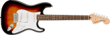 Guitarra Squier Affinity Series Stratocaster 3-Color Sunburst, vista frontal