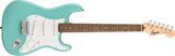 Guitarra Squier Bullet Stratocaster HT Tropical Turquoise, vista frontal
