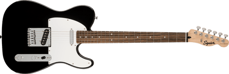 Guitarra Squier Bullet Telecaster negra, vista frontal