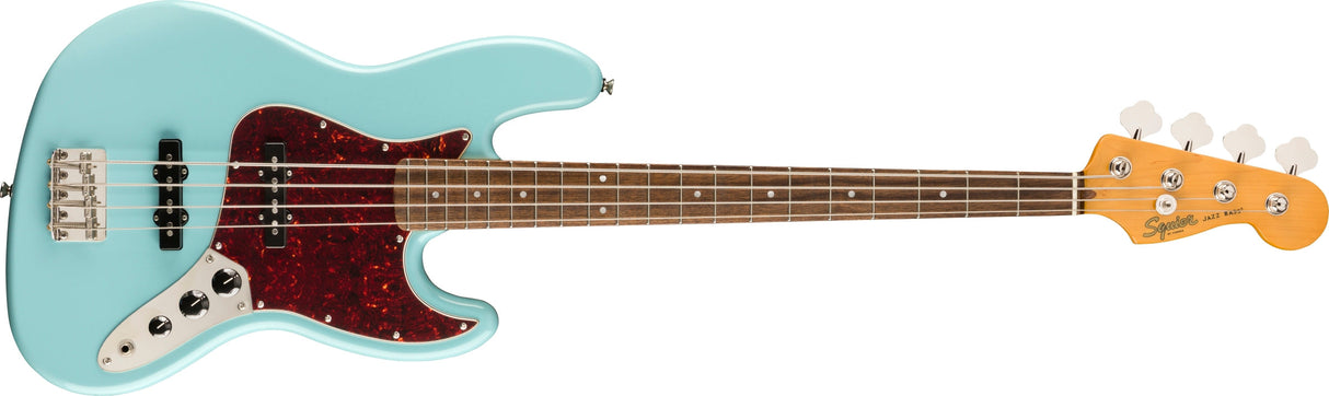Bajo Squier Classic Vibe '60s Jazz Bass Daphne Blue, vista frontal