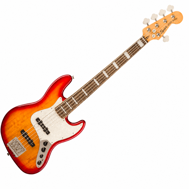 Squier Classic Vibe Active 70s Jazz Bass V completo en diagonal