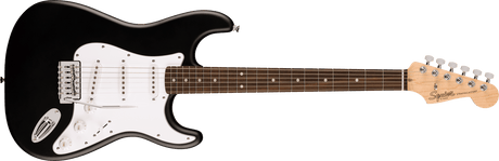 Guitarra Squier Debut Collection Stratocaster negra, vista frontal