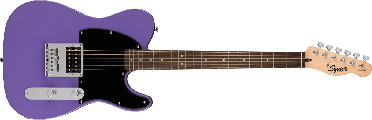 Guitarra Squier Sonic Esquire H Ultraviolet, vista frontal