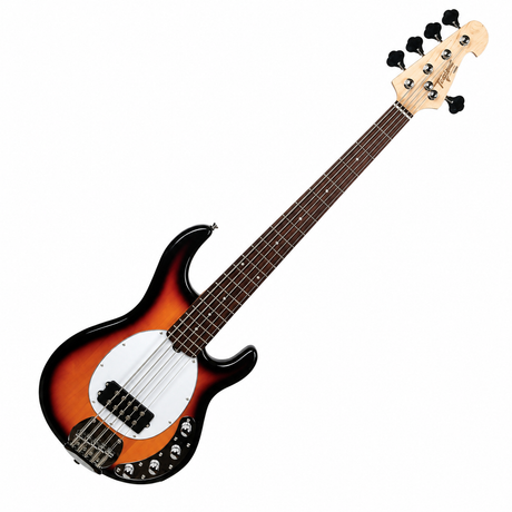 Bajo Tagima TBM5 Sunburst, vista diagonal sobre fondo blanco