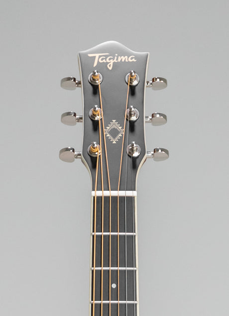 Guitarra Tagima Andes EQ natural, detalle del clavijero