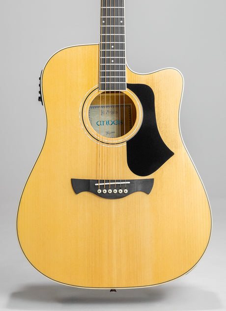 Guitarra Tagima Andes EQ natural, detalle del cuerpo