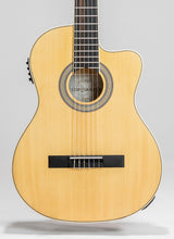 Guitarra Tagima Cartagena EQ natural, detalle del cuerpo