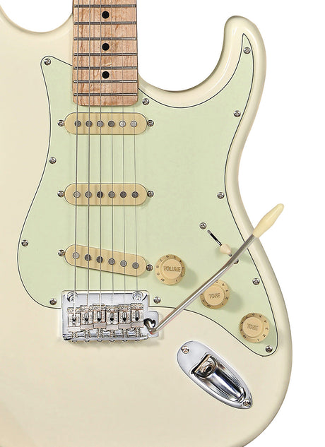 Guitarra Tagima T-635 Olympic White, vista posterior