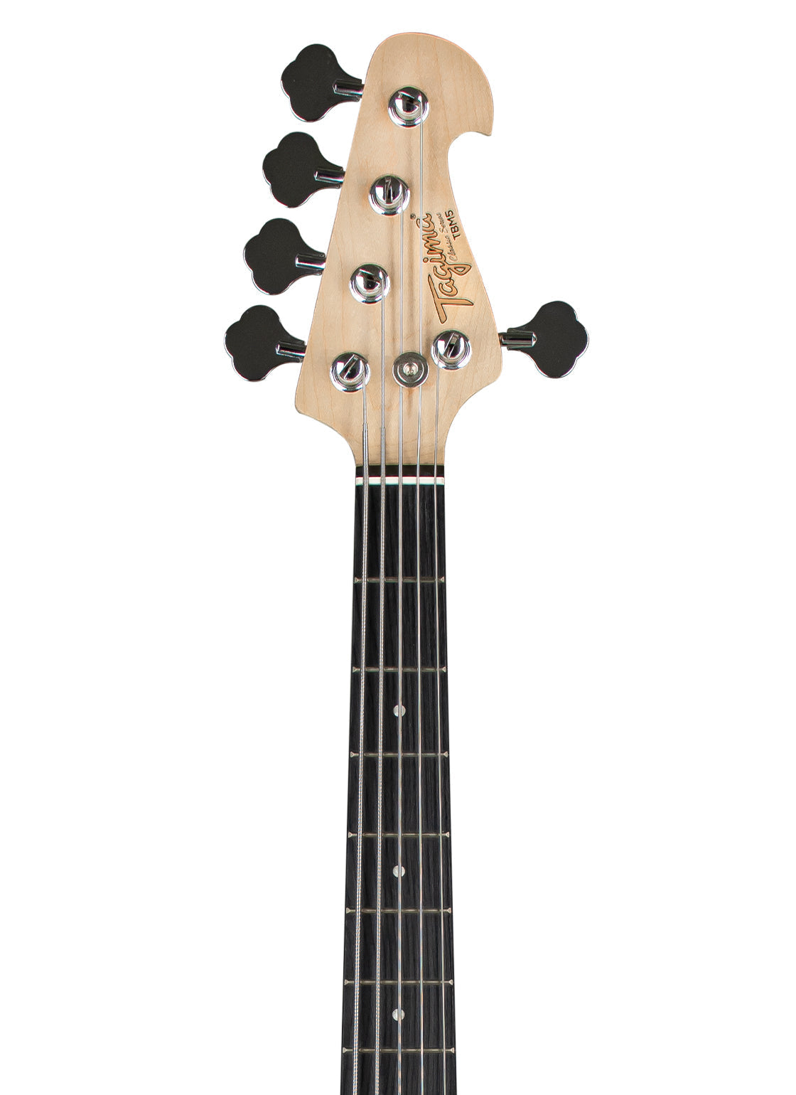 Bajo Tagima TBM-5 Olympic White, detalle del clavijero