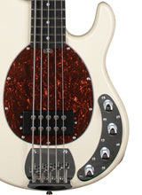 Bajo Tagima TBM-5 Olympic White, detalle del cuerpo y controles