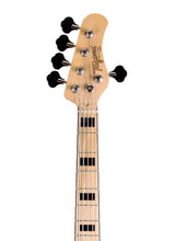 Bajo Tagima TJB-5 sunburst, detalle del cuerpo