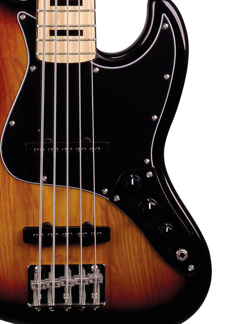 Bajo Tagima TJB-5 sunburst, vista posterior
