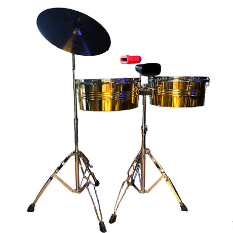 TIMBAL AYSON DORADO PROFESIONAL 14" 15" - vista 1