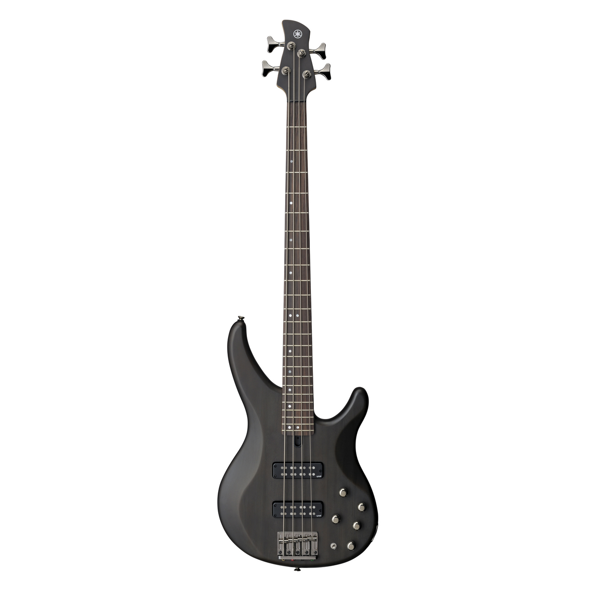 Bajo eléctrico Yamaha TRBX504 TBL Translucent Black en vista frontal