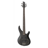 Bajo eléctrico Yamaha TRBX504 TBL Translucent Black en vista frontal