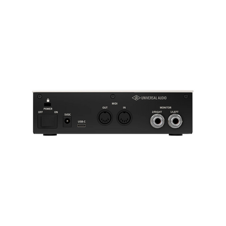 Interfaz de audio Universal Audio Volt 2, panel posterior y conexiones
