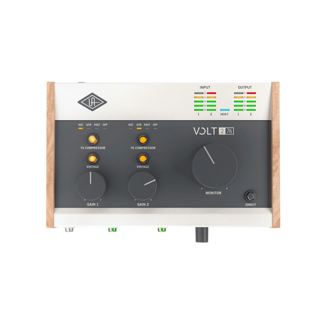 Interfaz de audio Universal Audio Volt 276, vista superior