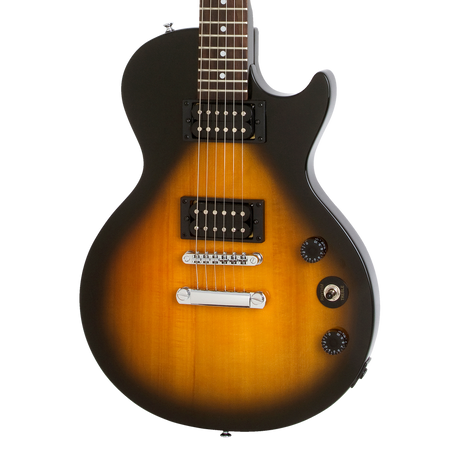Detalle del cuerpo de la Epiphone Les Paul Special-II LE Vintage Sunburst