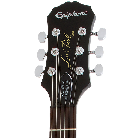 Detalle de la pala de la Epiphone Les Paul Player Pack Vintage Sunburst
