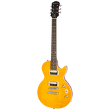 Vista frontal completa de la Epiphone Slash Les Paul Special-II Appetite Amber