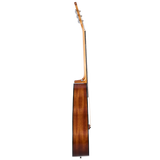 Vista lateral de la Epiphone DR-100 zurda Natural