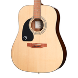 Vista principal de la Epiphone Songmaker DR-100 zurda Natural