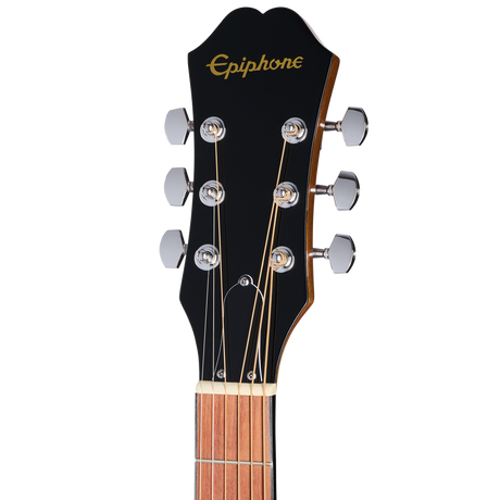 Detalle de la pala de la Epiphone DR-100 zurda Natural
