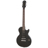 Guitarra Epiphone Les Paul Special Satin E1 Vintage Worn Ebony, vista frontal completa