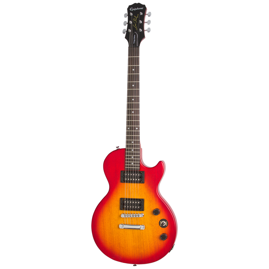 Guitarra Epiphone Les Paul Special Satin E1 Heritage Cherry Sunburst, vista frontal completa